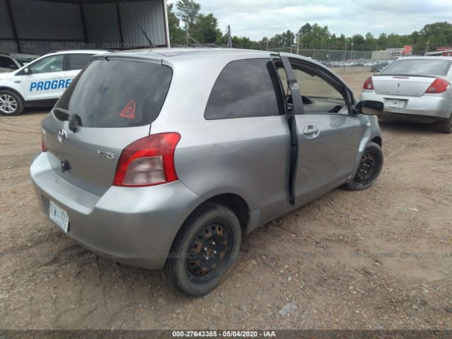 JTDJT923275055439 - 2007 TOYOTA YARIS  Silver photo 4