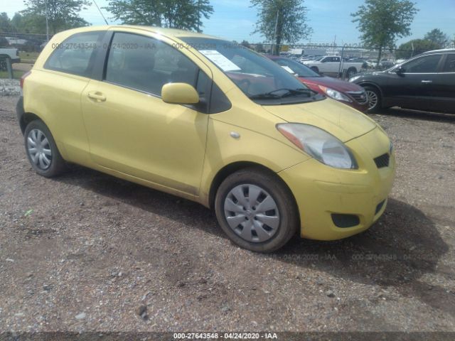 JTDJT4K39A5323932 - 2010 TOYOTA YARIS  Yellow photo 1