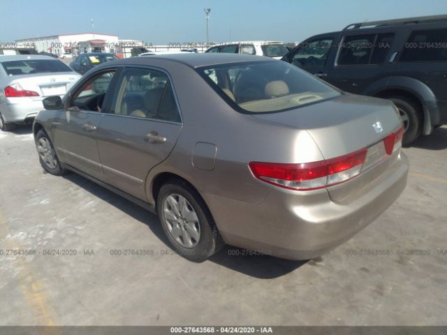 JHMCM56313C023353 - 2003 HONDA ACCORD LX Brown photo 3