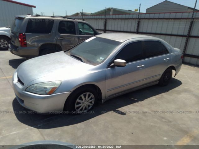 JHMCM56363C000313 - 2003 HONDA ACCORD LX Silver photo 2