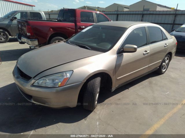 1HGCM56414A074537 - 2004 HONDA ACCORD LX Gold photo 2