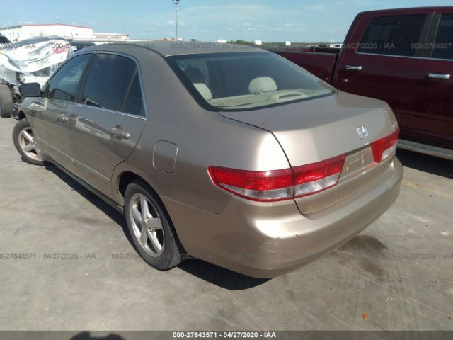 1HGCM56414A074537 - 2004 HONDA ACCORD LX Gold photo 3