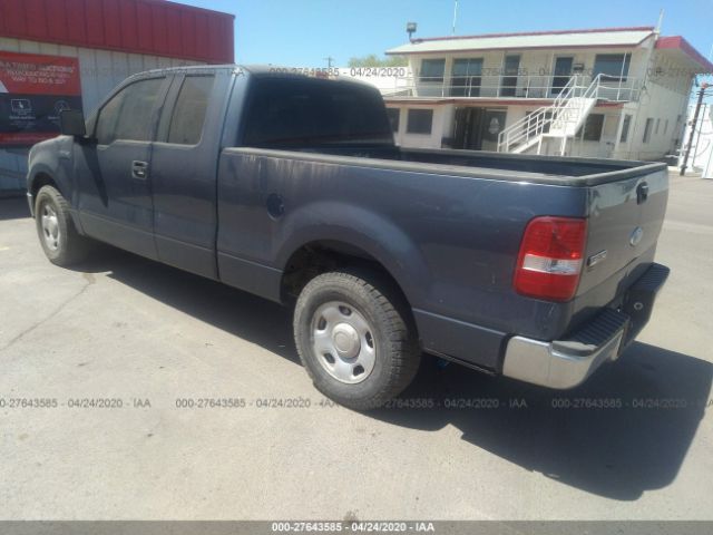 1FTRX12W06KC59191 - 2006 FORD F150  Blue photo 3