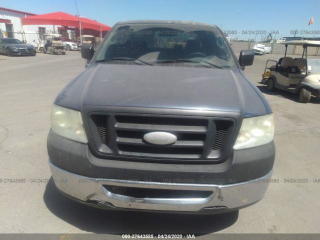 1FTRX12W06KC59191 - 2006 FORD F150  Blue photo 6