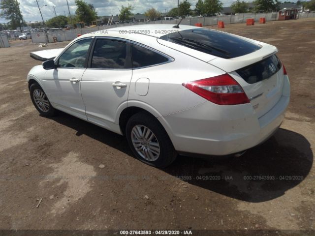 5J6TF3H32CL007122 - 2012 HONDA CROSSTOUR EX White photo 3