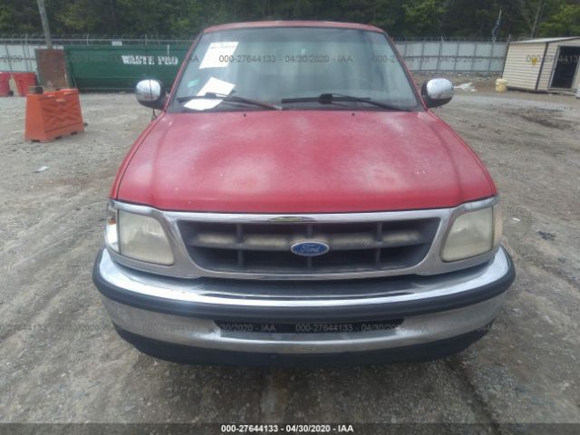 1FTDX1767VNB08588 - 1997 FORD F150  Red photo 6