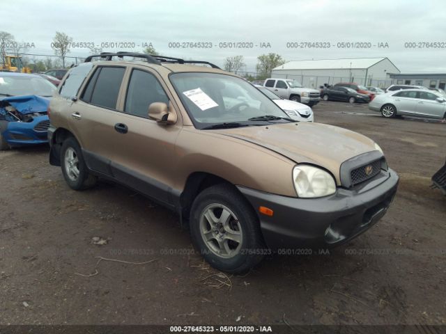 KM8SC73E94U648477 - 2004 HYUNDAI SANTA FE GLS/LX Gold photo 1