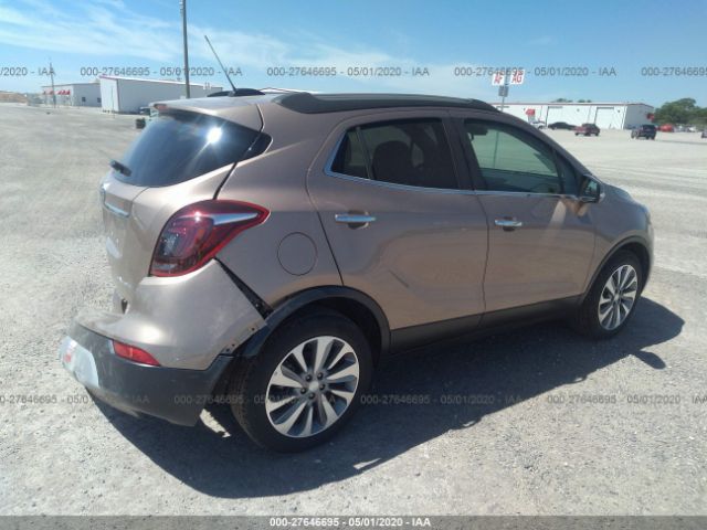 KL4CJASB8JB681541 - 2018 BUICK ENCORE PREFERRED Қоңыр фото 4
