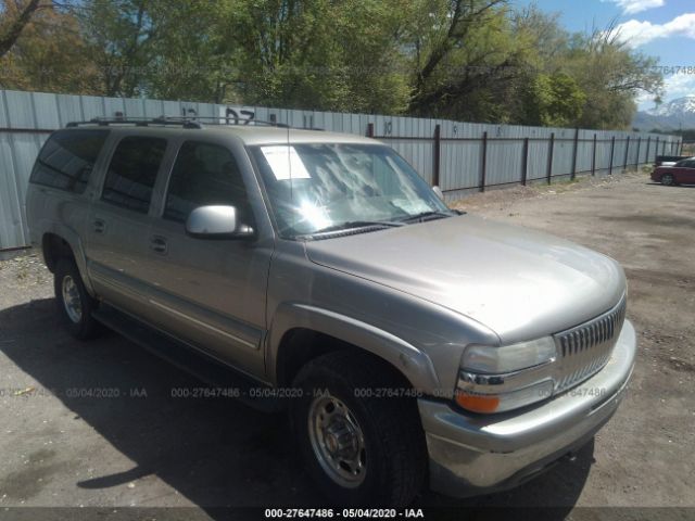 3GNGK26U71G223297 - 2001 CHEVROLET SUBURBAN K2500 Tan photo 1