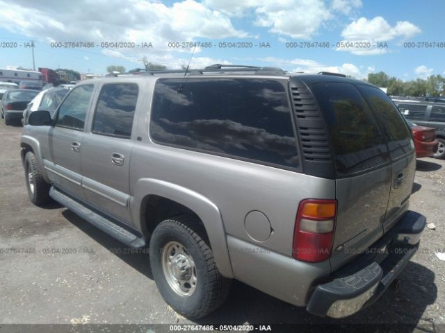 3GNGK26U71G223297 - 2001 CHEVROLET SUBURBAN K2500 Tan photo 3