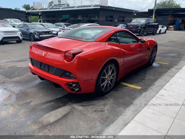 ZFF65TJA9D0189288 - 2013 FERRARI CALIFORNIA  Red photo 4