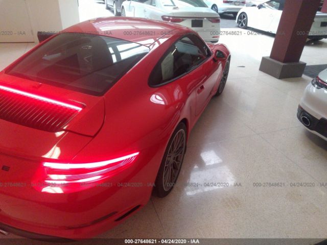 WP0AB2A99HS123450 - 2017 PORSCHE 911 CARRERA S/CARRERA 4S/GTS Red photo 4