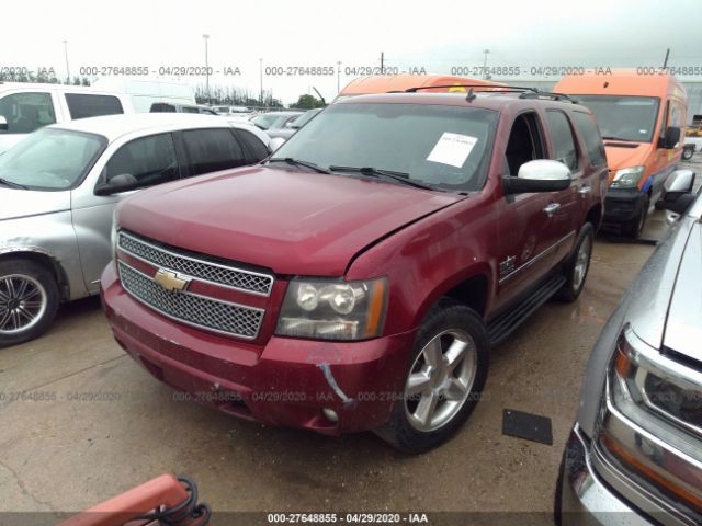 1GNSCAE02BR209745 - 2011 CHEVROLET TAHOE C1500  LS Maroon photo 2