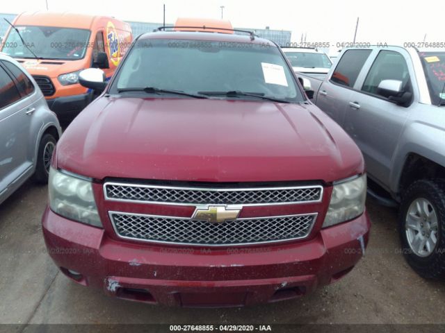 1GNSCAE02BR209745 - 2011 CHEVROLET TAHOE C1500  LS Maroon photo 6