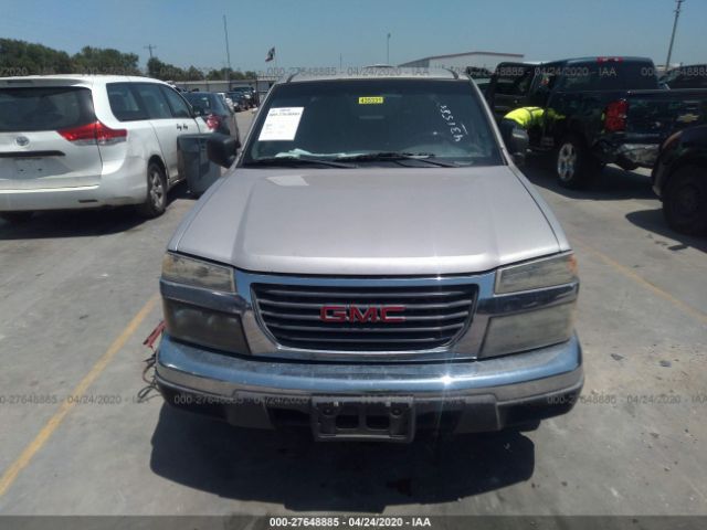 1GTCS138568225748 - 2006 GMC CANYON  Gray photo 6