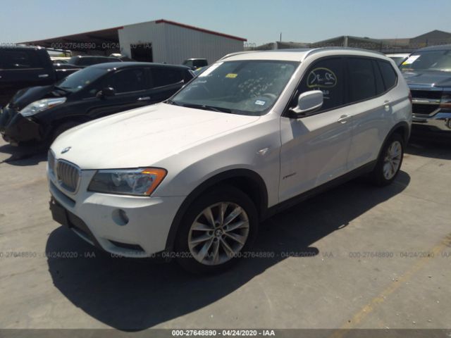 5UXWX9C57D0A26703 - 2013 BMW X3 XDRIVE28I White photo 2