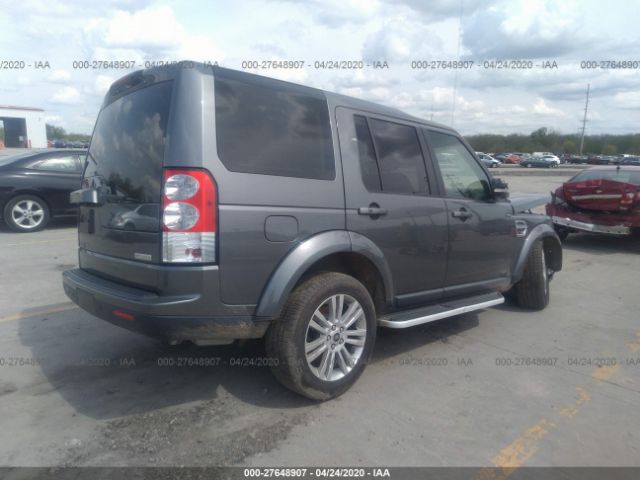 SALAK2V66GA779246 - 2016 LAND ROVER LR4 HSE LUXURY Gray photo 4