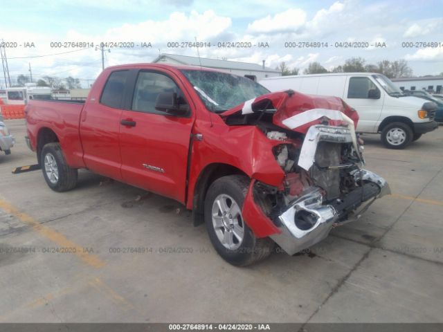 5TFRV54127X015240 - 2007 TOYOTA TUNDRA DOUBLE CAB SR5 Red photo 1