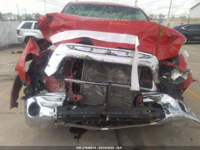 5TFRV54127X015240 - 2007 TOYOTA TUNDRA DOUBLE CAB SR5 Red photo 6