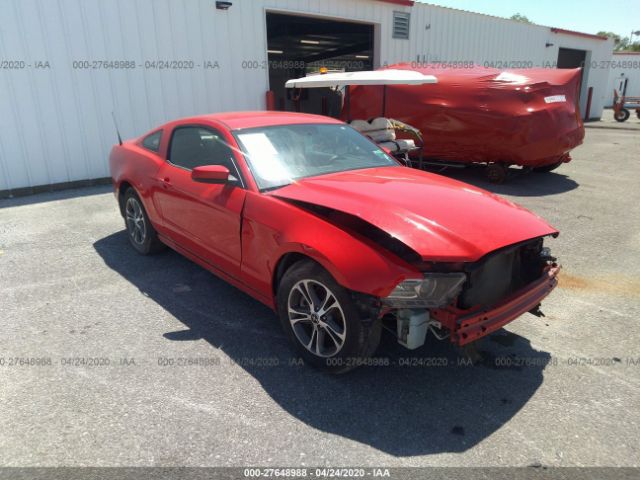 1ZVBP8AM0E5254254 - 2014 FORD MUSTANG  Red photo 1