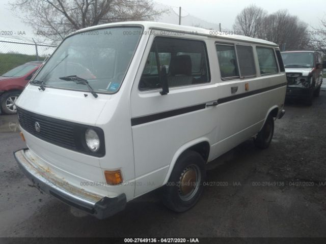 WV2YA0252BH141151 - 1981 VOLKSWAGEN TRANSPORTER WAGON White photo 2