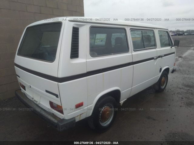 WV2YA0252BH141151 - 1981 VOLKSWAGEN TRANSPORTER WAGON White photo 4