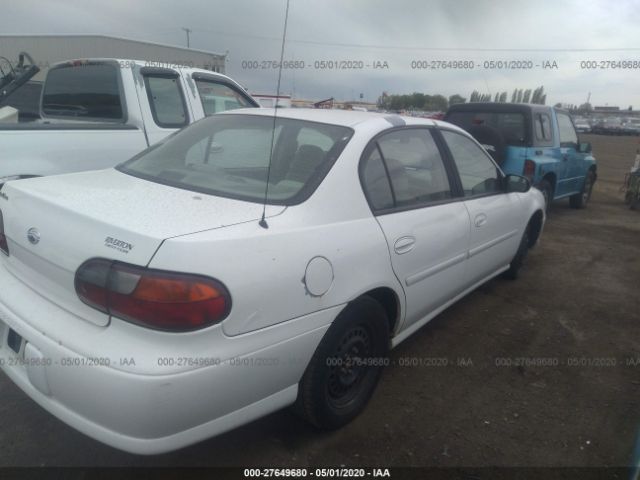 1G1ND52JXY6342246 - 2000 CHEVROLET MALIBU  White photo 4