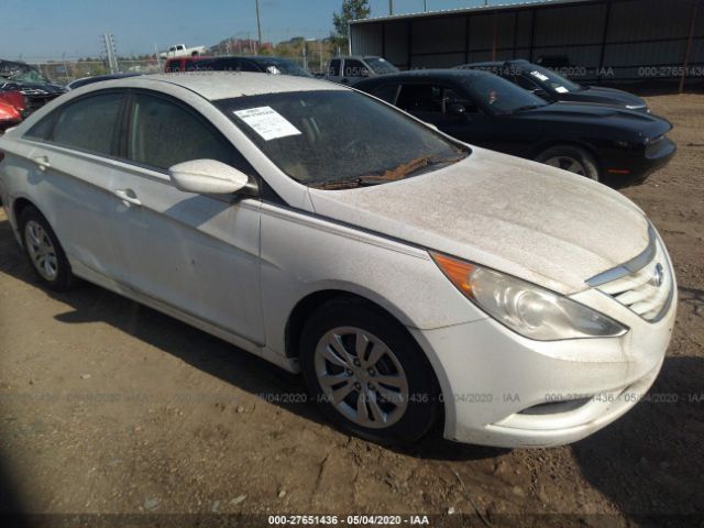 5NPEB4AC6BH028293 - 2011 HYUNDAI SONATA GLS White photo 1