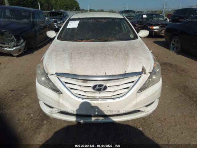 5NPEB4AC6BH028293 - 2011 HYUNDAI SONATA GLS White photo 6