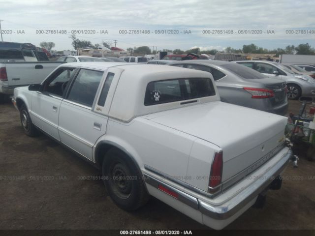 1C3XY66R1MD194394 - 1991 CHRYSLER NEW YORKER FIFTH AVENUE 白色 照片 3