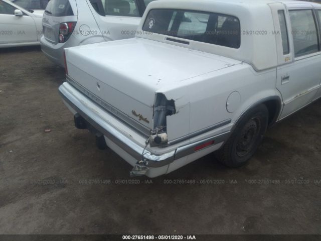 1C3XY66R1MD194394 - 1991 CHRYSLER NEW YORKER FIFTH AVENUE 白色 照片 6