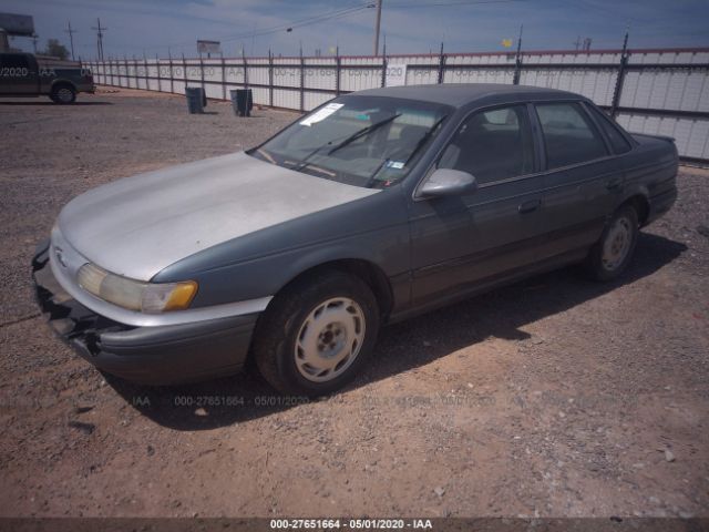 1FALP52U1RA197912 - 1994 FORD TAURUS GL Gray photo 2