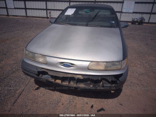 1FALP52U1RA197912 - 1994 FORD TAURUS GL Gray photo 6