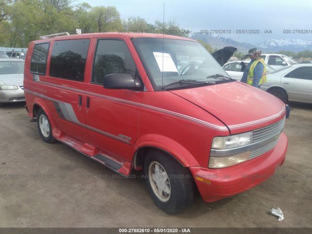 1GBDM19W2SB177924 - 1995 CHEVROLET ASTRO  Red photo 1