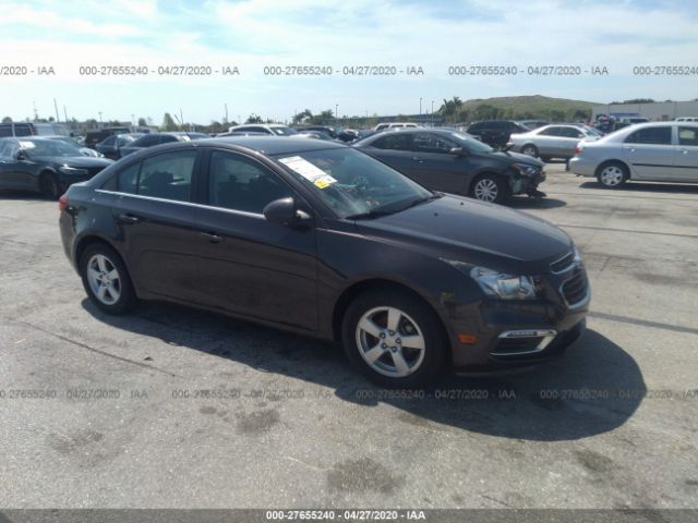 1G1PE5SB1G7199467 - 2016 CHEVROLET CRUZE LIMITED LT Gray photo 1