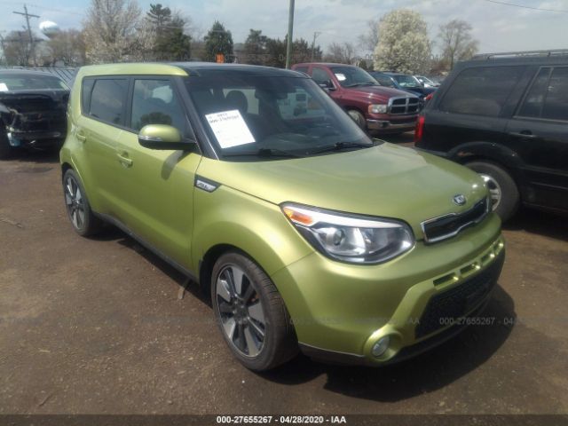 KNDJX3A56F7748098 - 2015 KIA SOUL ! Yaşıl foto 1