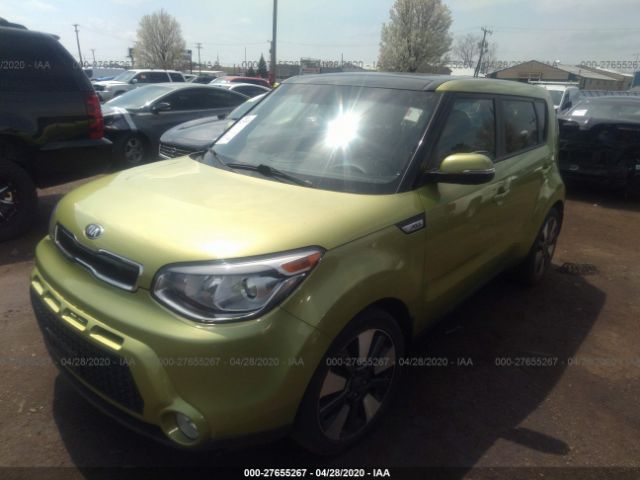 KNDJX3A56F7748098 - 2015 KIA SOUL ! Yaşıl foto 2