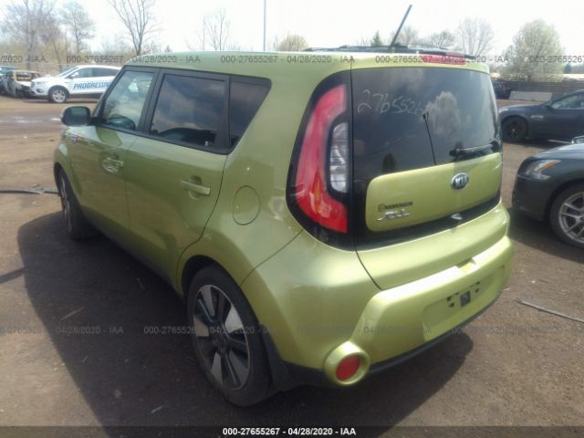 KNDJX3A56F7748098 - 2015 KIA SOUL ! Yaşıl foto 3