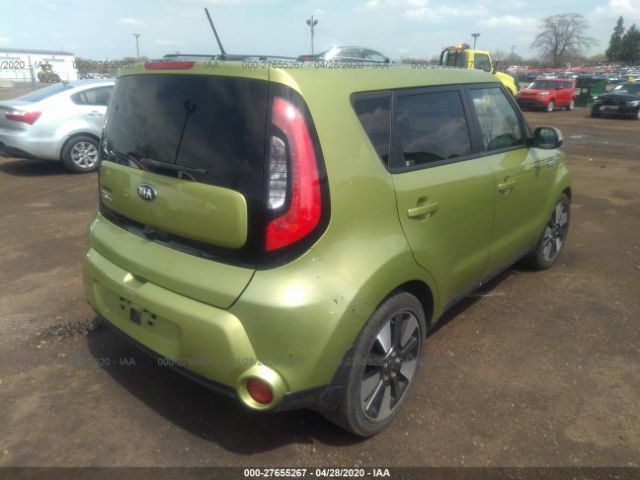 KNDJX3A56F7748098 - 2015 KIA SOUL ! Yaşıl foto 4