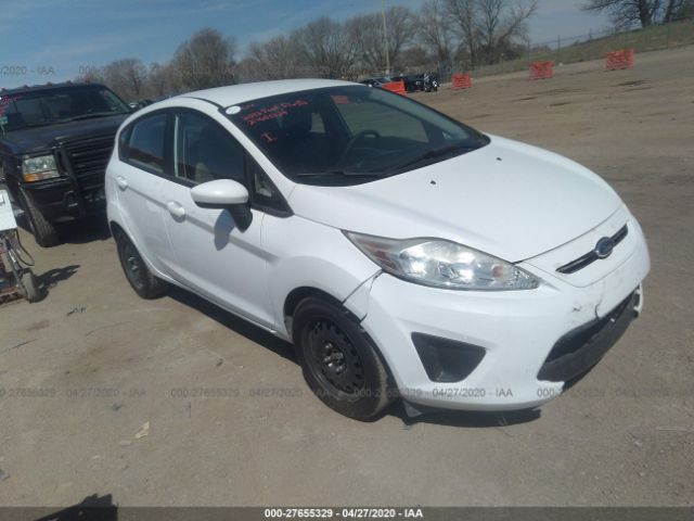 3FADP4TJ0DM215539 - 2013 FORD FIESTA S White photo 1