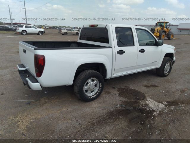 1GCDT136548202399 - 2004 CHEVROLET COLORADO  White photo 4