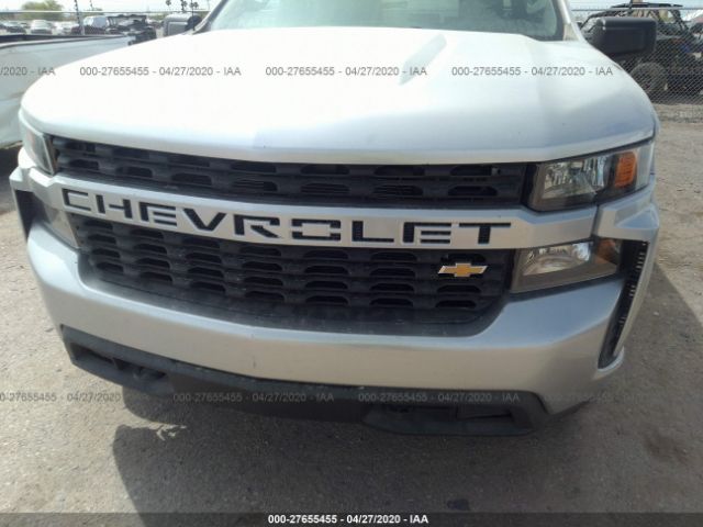 3GCUYBEF4KG161260 - 2019 CHEVROLET SILVERADO K1500 CUSTOM Gray photo 6