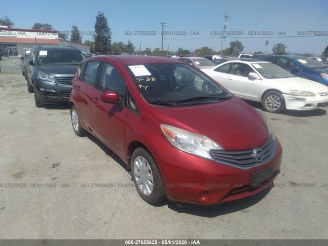3N1CE2CP4EL389015 - 2014 NISSAN VERSA NOTE S/S PLUS/SV/SL Red photo 1