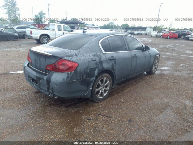 JNKBV61F08M251460 - 2008 INFINITI G35  Black photo 4