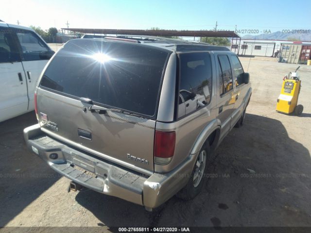 1GHDT13WXY2124754 - 2000 OLDSMOBILE BRAVADA  Gray photo 4