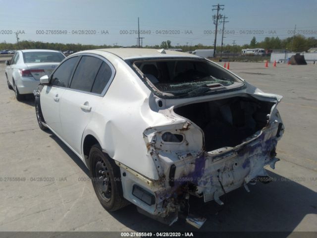 JNKCV61F59M364147 - 2009 INFINITI G37  White photo 6