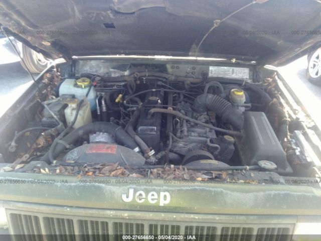 1J4FT28S4TL206261 - 1996 JEEP CHEROKEE SE Green photo 10