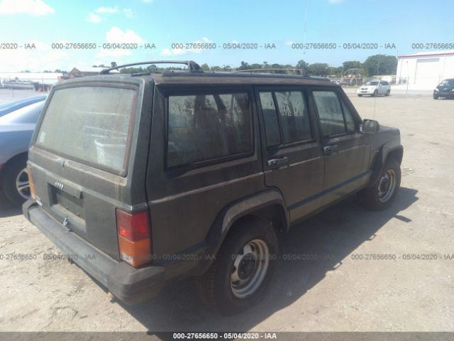 1J4FT28S4TL206261 - 1996 JEEP CHEROKEE SE Green photo 4