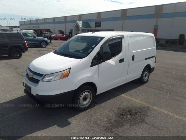 3N63M0ZNXFK713759 - 2015 CHEVROLET CITY EXPRESS LT White photo 2