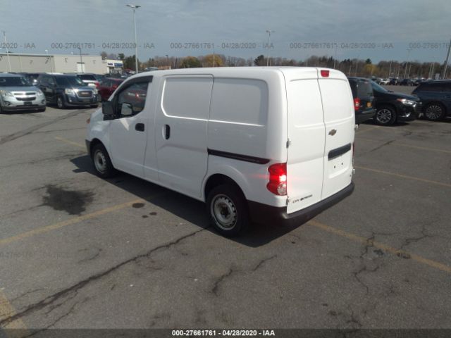 3N63M0ZNXFK713759 - 2015 CHEVROLET CITY EXPRESS LT White photo 3